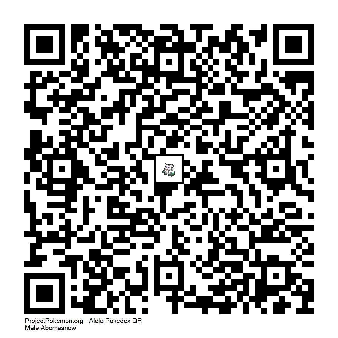 Cdigo QR de Abomasnow